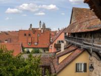 Ausblick von der Stadtmauer - Rothenburg o.d.T.